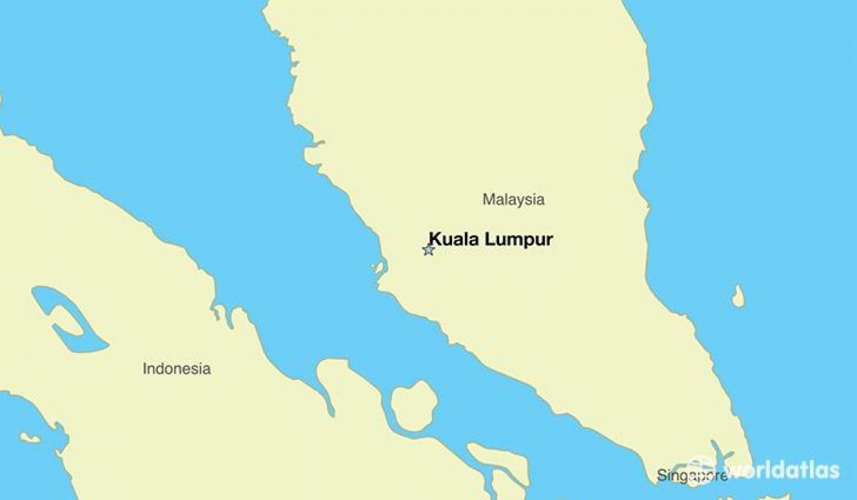 Mapa de la capital de malasia