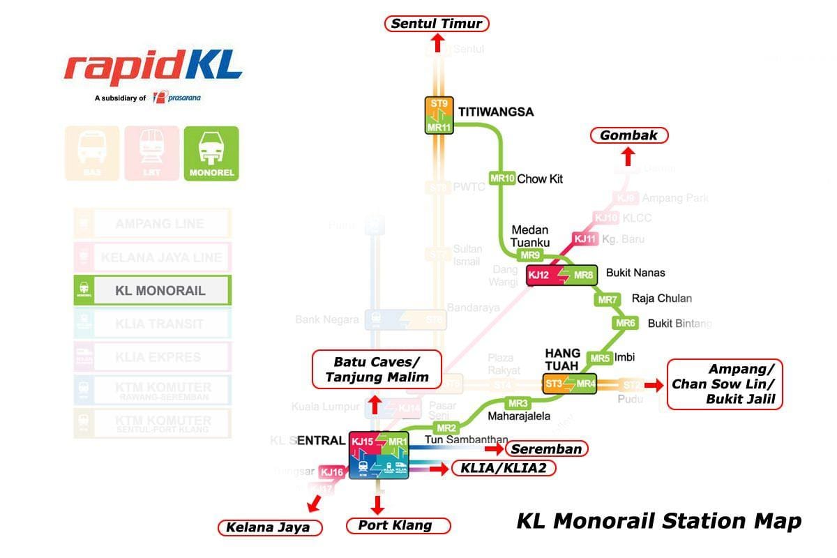 lrt monorraíl mapa