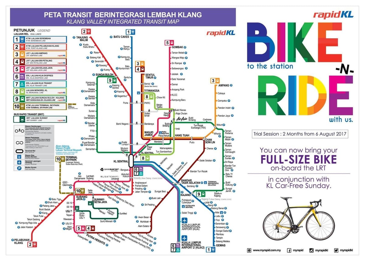 kuala lumpur rapid transit mapa