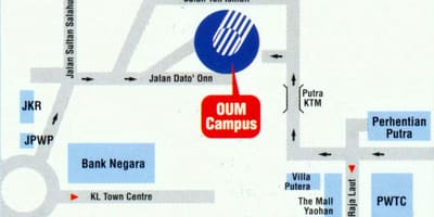 Mapa de banco negara malasia ubicación