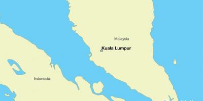 Mapa de la capital de malasia