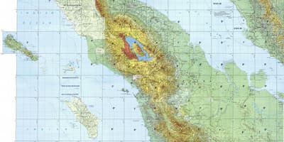 Mapa de kuala lumpur topográficos