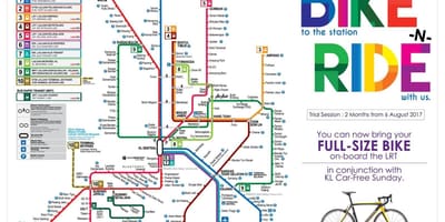 Rapidkl mapa de ruta de autobús
