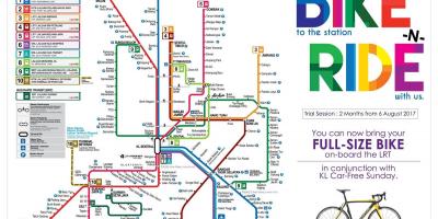 Rapidkl mapa de ruta de autobús